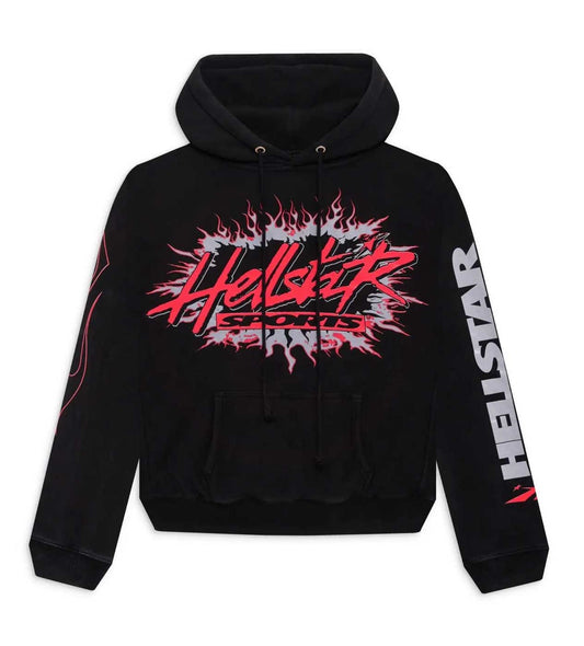 Hellstar Sports Future Flame Hoodie Black